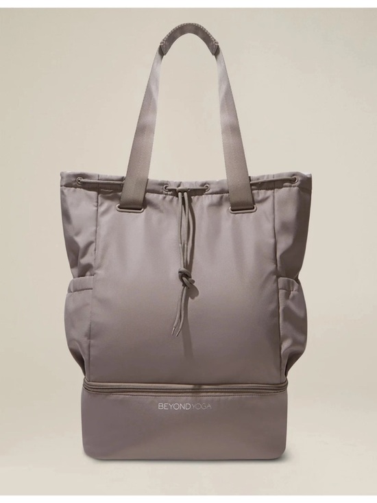 Beyond Yoga Convertible Gym Bag in Birch main image 9